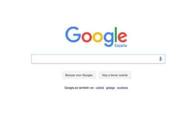 Captura buscador Google España