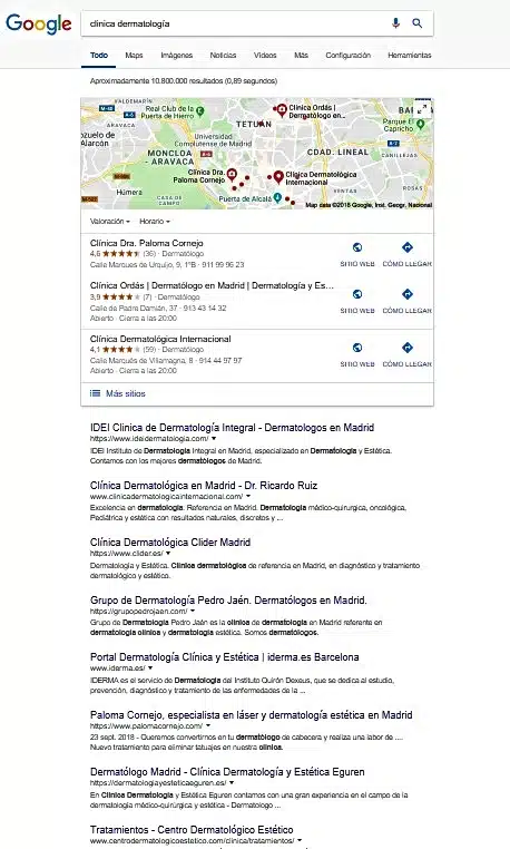 SEO Local geolocalización