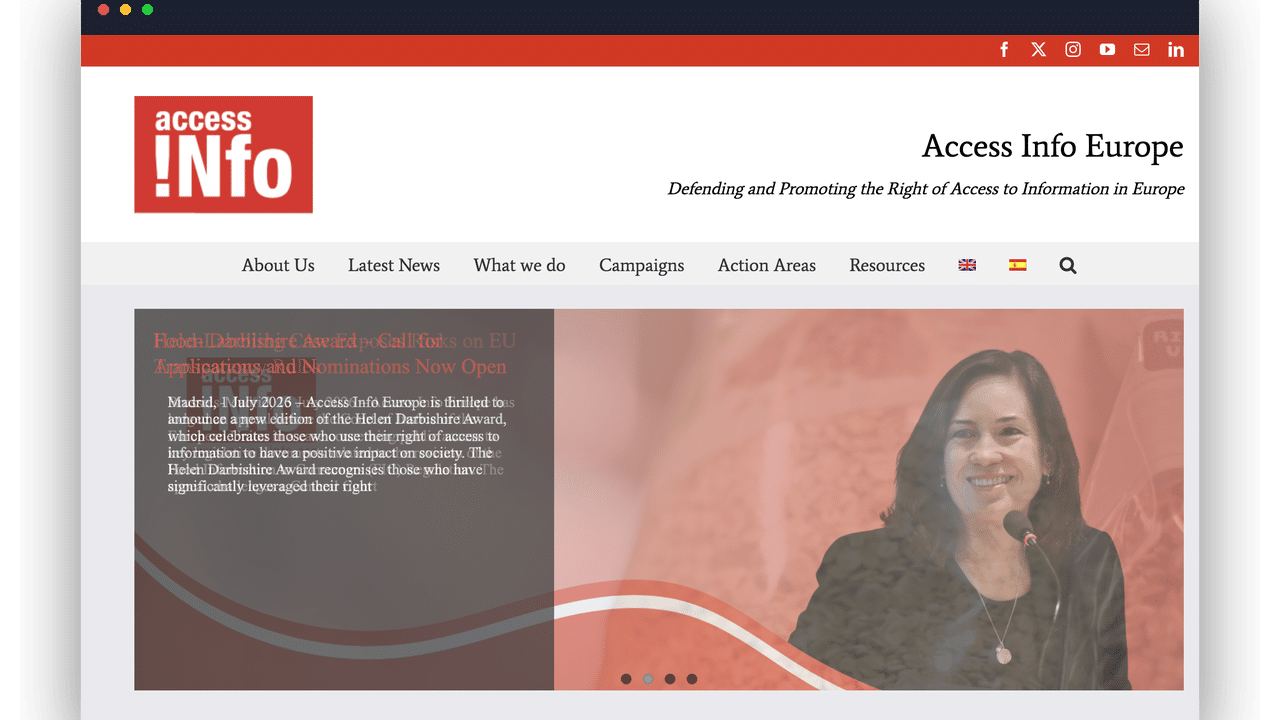 Web de access!Info en ordenador y móvil, por PW4U
