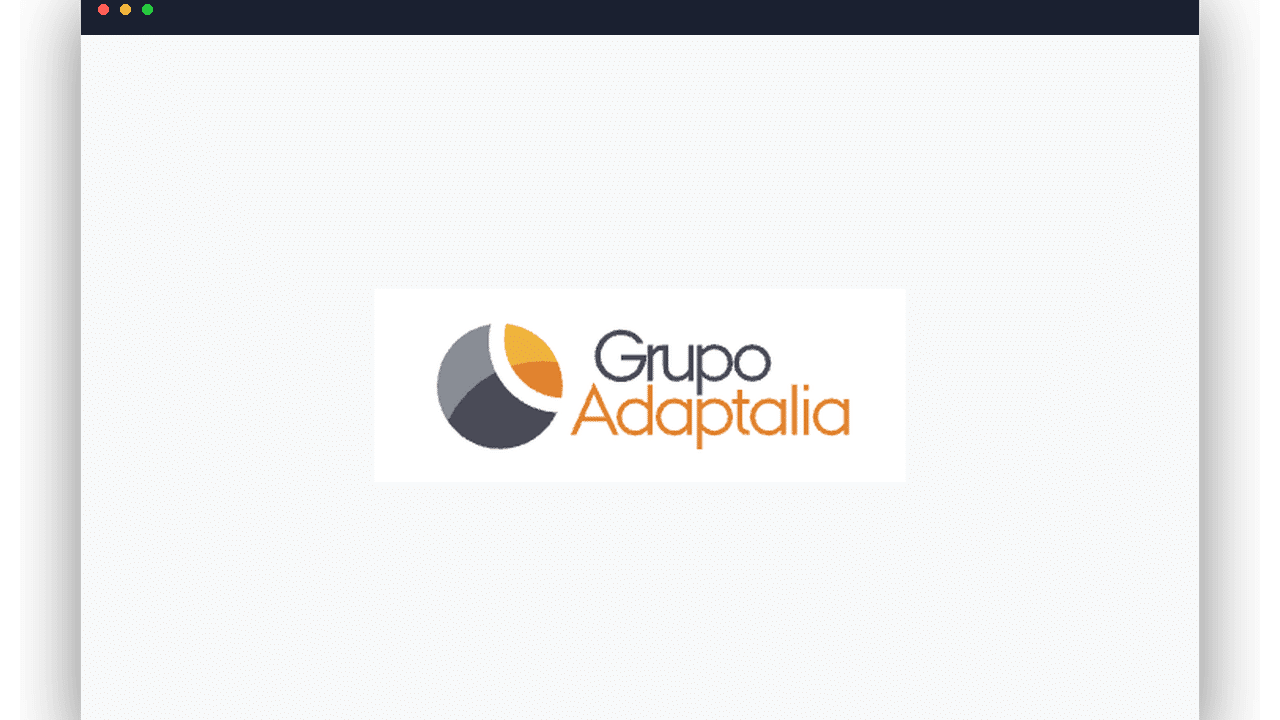 Web de Grupo Adaptalia en ordenador y móvil, por PW4U