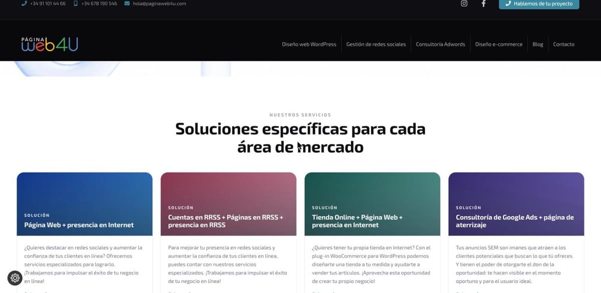 Página Web 4U